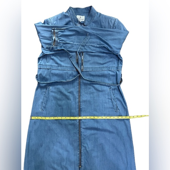 ALVINA Jeans modest Trench Maxi Full Length Jilbab Please READ description - Picture 8 of 9